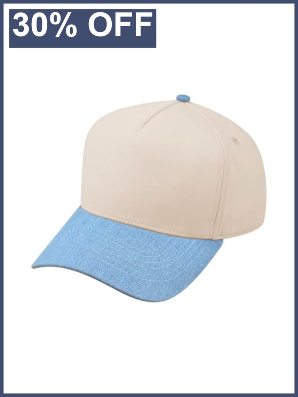 5 Panel Trucker Hat Snapback Adjustable Cotton Sun Cap Men Baseball